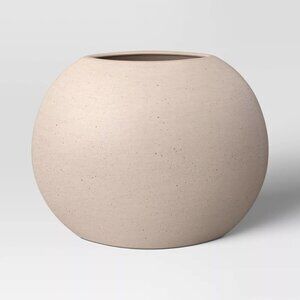 Small Ceramic Disc‎ Vase – Threshold Target 2024 Neutral Modern